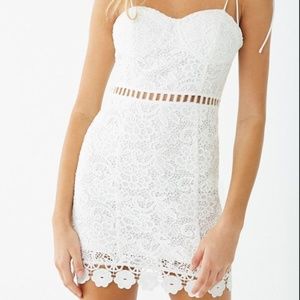 Embroidered Floral Lace Dress NEW